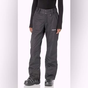 Arctix Women's Insulated Snow Pants, Large Short, color: black